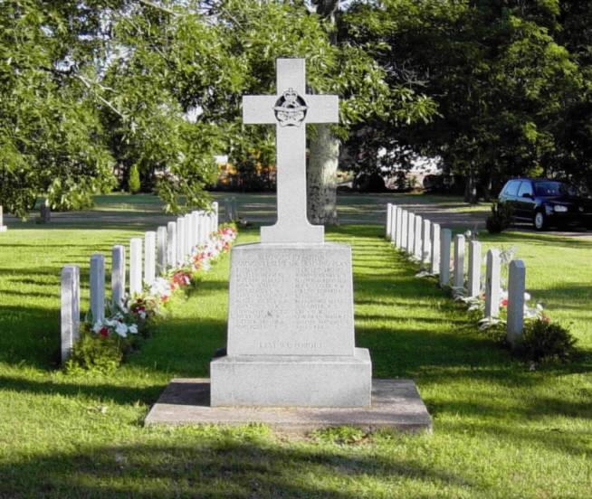 Commonwealth Air Training Plan memorial, view looking north