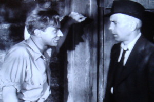 Arthur Kennedy with Humphrey Bogart (in High Sierra, 1941