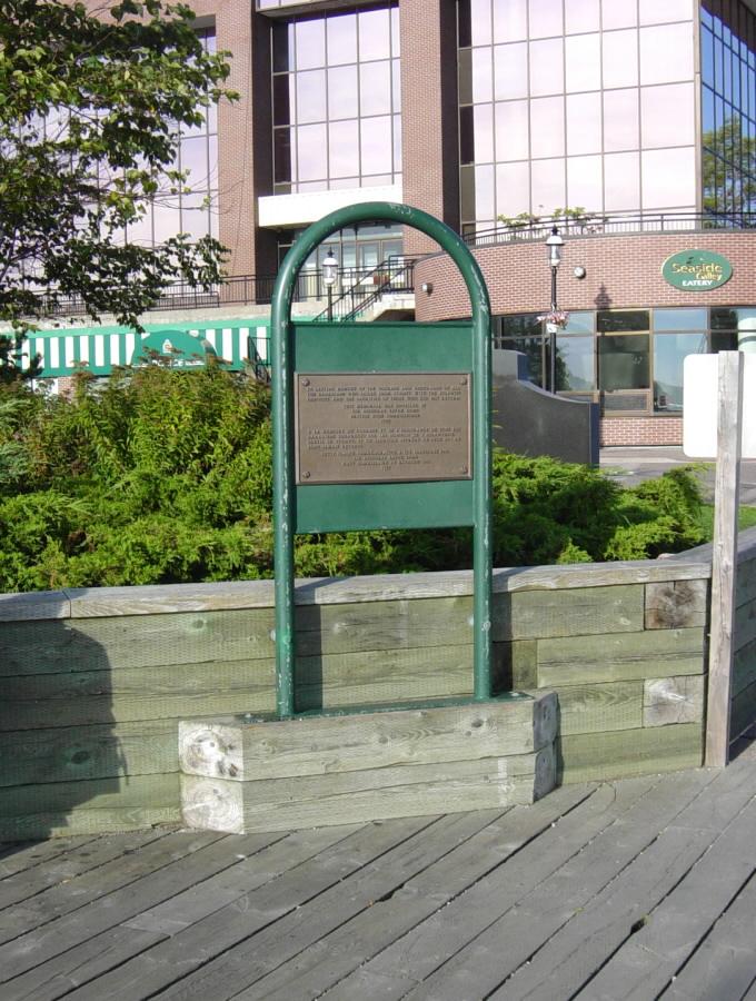 Atlantic Convoys from Sydney in WW2: Sydney Boardwalk interpretative panel