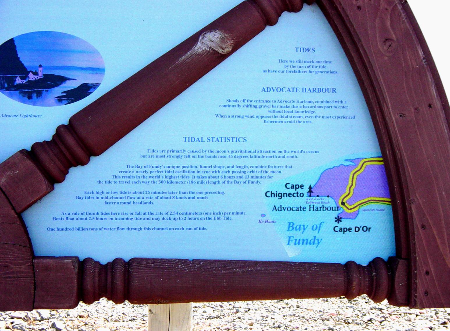 Advocate Harbour: Panel 5, Sea in Our History display