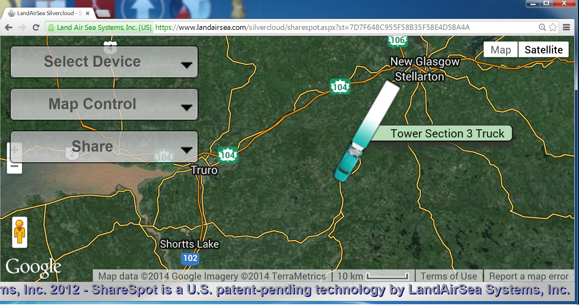 Silvercloud-Real-time-GPS-Tracking-LandAirSea-Systems-Inc-South-Canoe-2014dec04-0753h