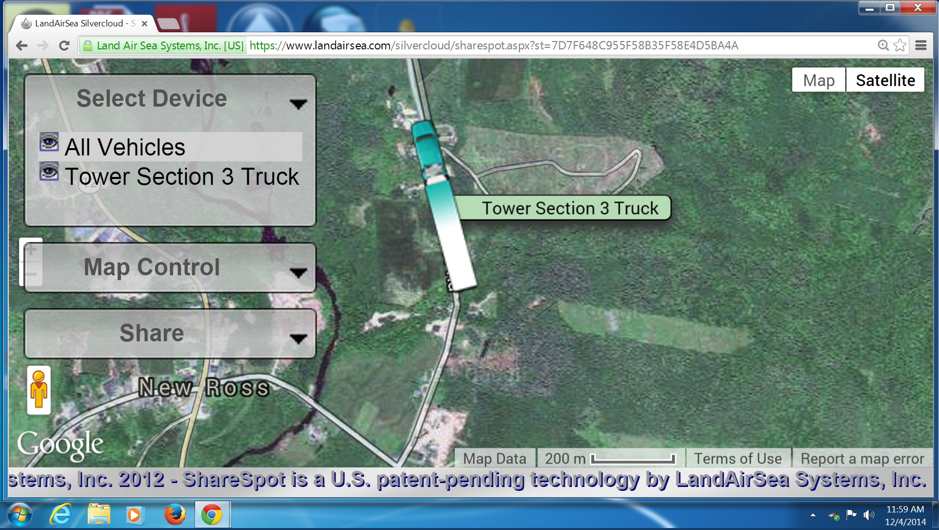 Silvercloud-Real-time-GPS-Tracking-LandAirSea-Systems-Inc-South-Canoe-2014dec04-1159h