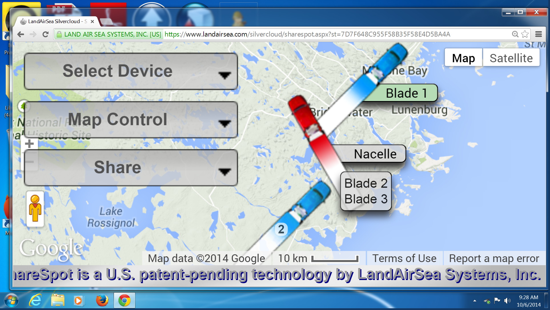 Silvercloud-Real-time-GPS-Tracking-LandAirSea-Systems-Inc-South-Canoe-2014oct06-0928h