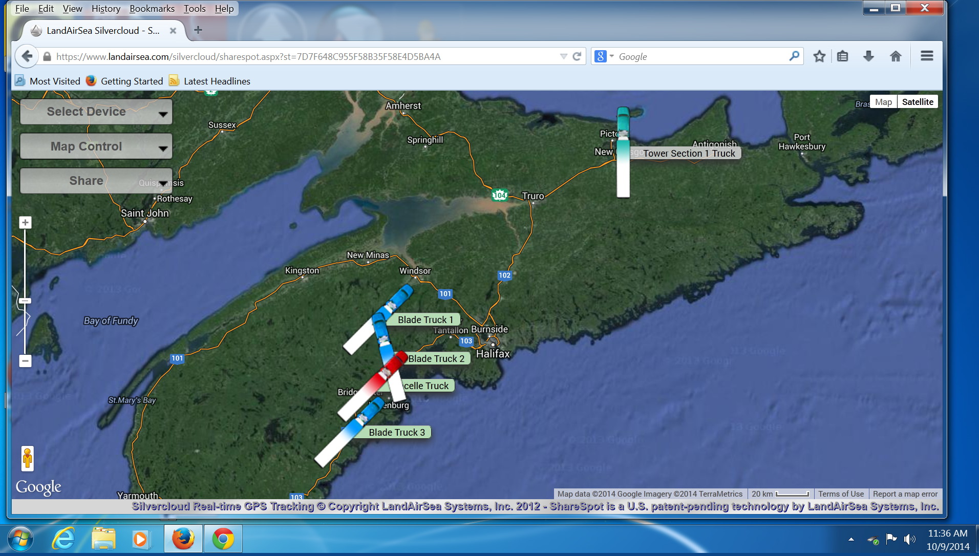 Silvercloud-Real-time-GPS-Tracking-LandAirSea-Systems-Inc-South-Canoe-2014oct09-1136h