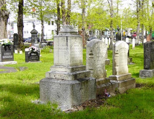 Halifax: Taylor Wood tombstone, Camp Hill cemetery