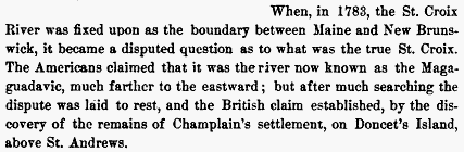 Disputed boundary