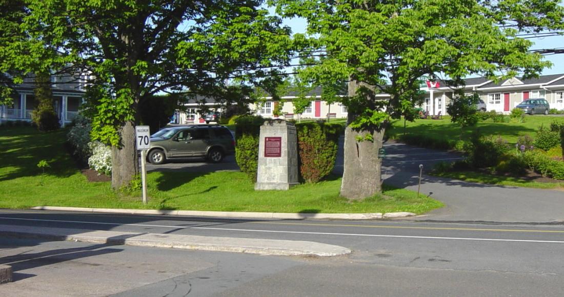Nova Scotia: Sir Robert Borden monument, Grand Pre