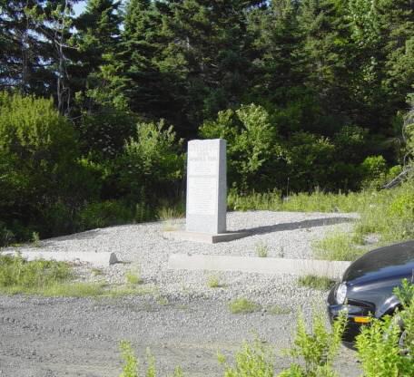 Mosher memorial monument, Lower LaHave