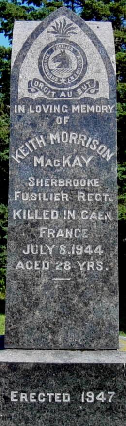 Upper Northfield monument, east face