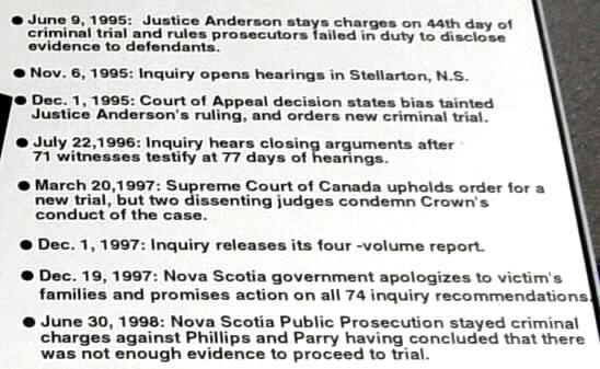 New Glasgow: Westray Miners Memorial, interpretative panel 5