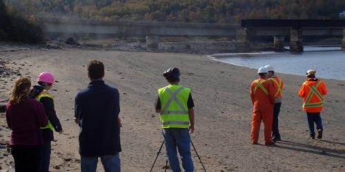 Dominion Atlantic Railway: Bear River Bridge, Digby County, Nova Scotia, 18 Oct 2011