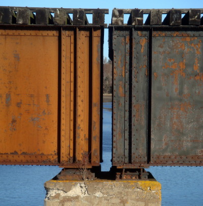 Dominion Atlantic Railway: Bear River Bridge, Digby County, Nova Scotia, 22 Nov 2011