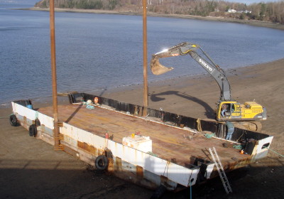 Dominion Atlantic Railway: Bear River Bridge, Digby County, Nova Scotia, 05 Dec 2011