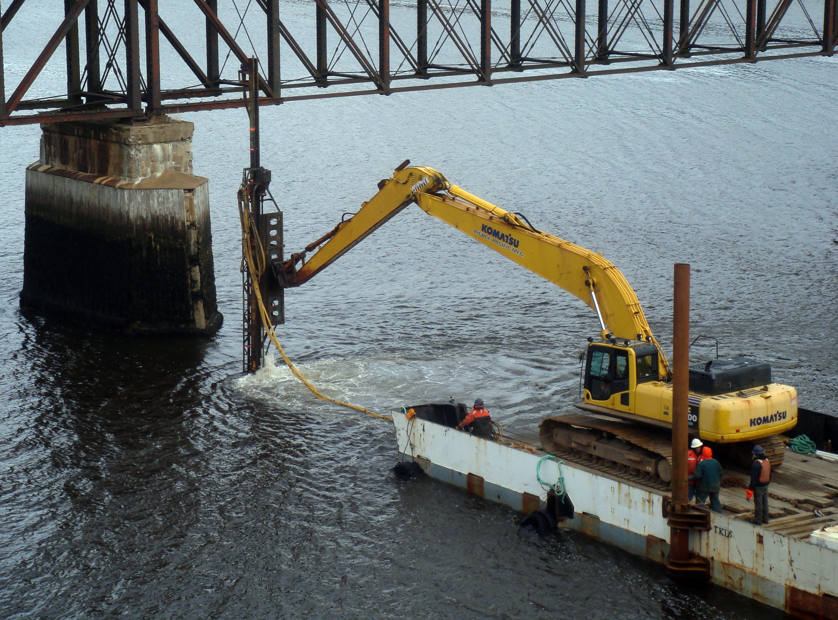 Dominion Atlantic Railway: Bear River Bridge, Digby County, Nova Scotia, 17 Dec 2011