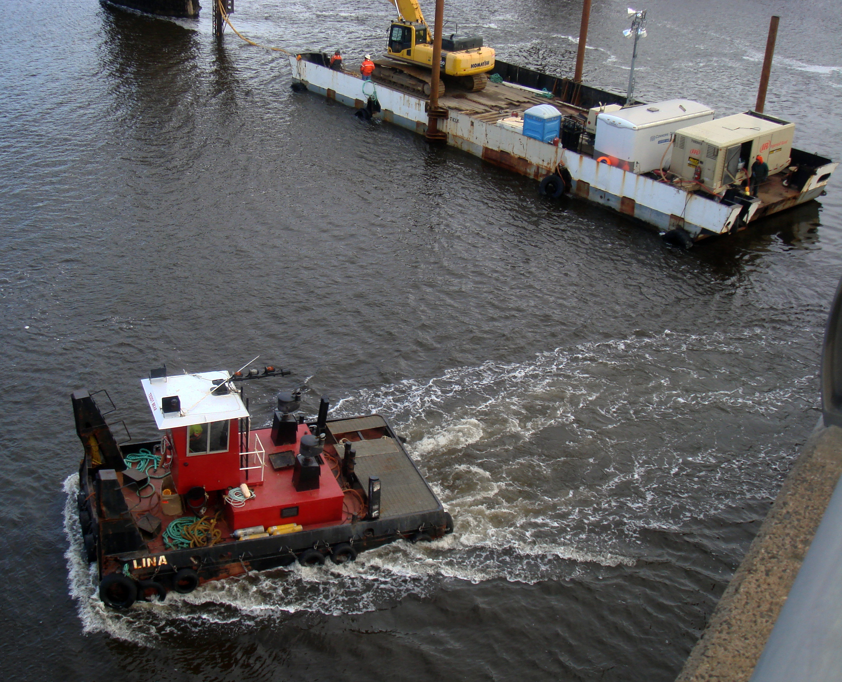 Dominion Atlantic Railway: Bear River Bridge, Digby County, Nova Scotia, 17 Dec 2011