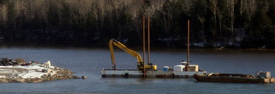 Dominion Atlantic Railway: Bear River Bridge, Digby County, Nova Scotia, 27 Dec 2011