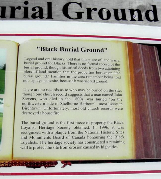 Black Loyalists Memorial, Birchtown