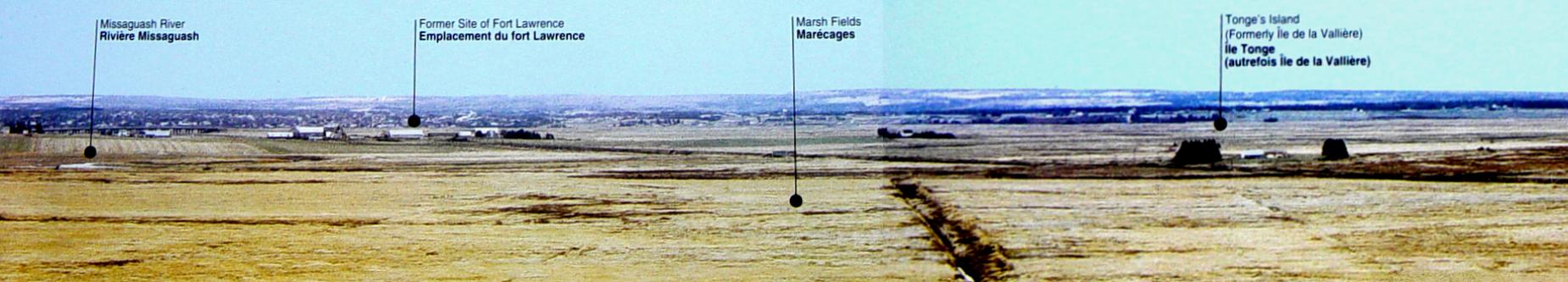 Fort Lawrence interpretative panel